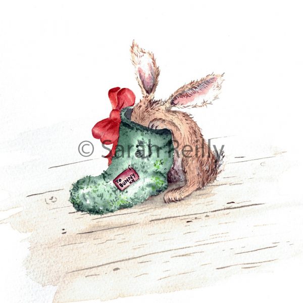 Bunny Slipper by Sarah Reilly Suffolk Artist Love Country by Sarah Reilly