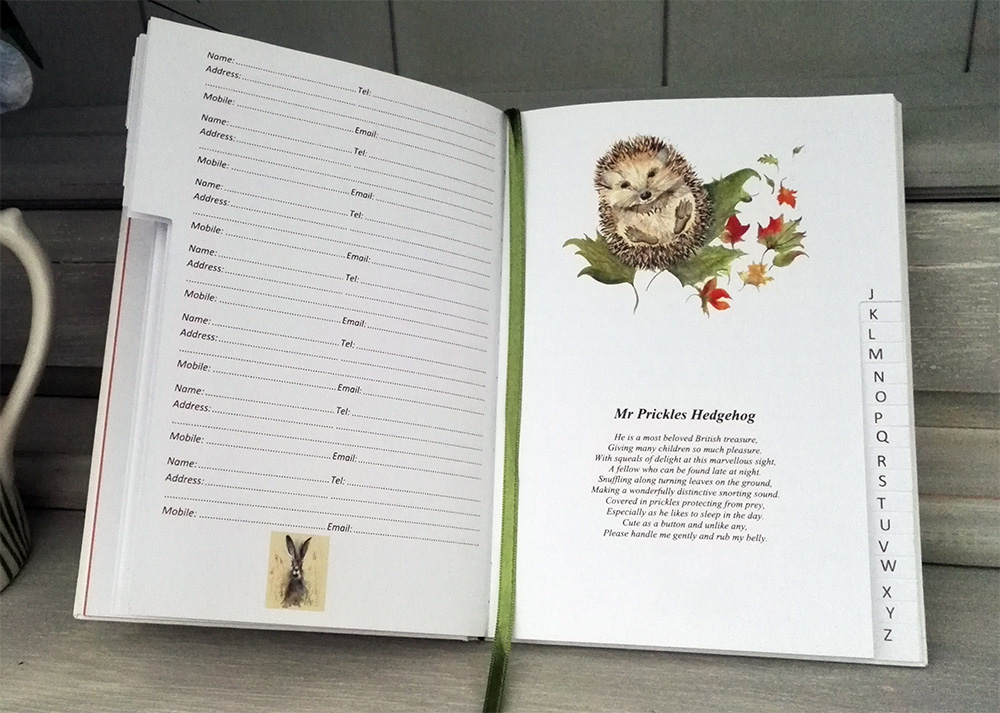 Address, Birthday & Notebook Love Country by Sarah Reilly