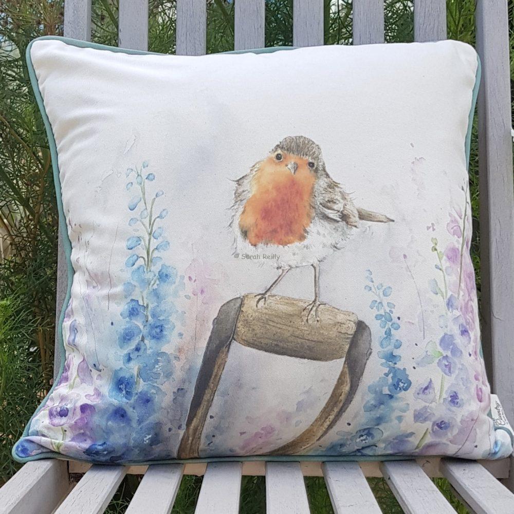 robin cushion cover