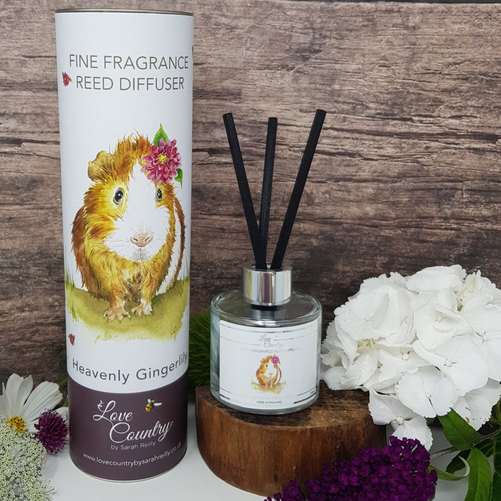 Heavenly Gingerlily Fine Fragrance Reed Diffuser Love Country by