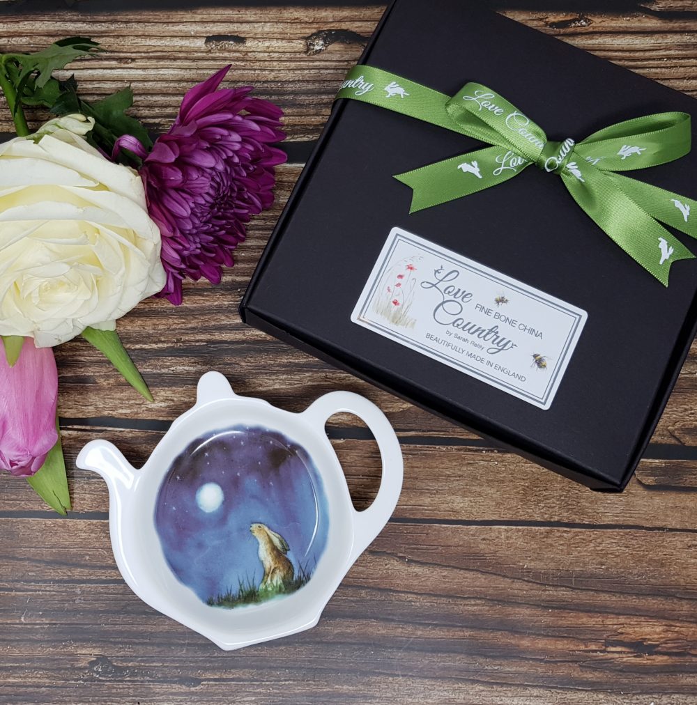 Moongazer Tea Bag Tidy Love Country by Sarah Reilly