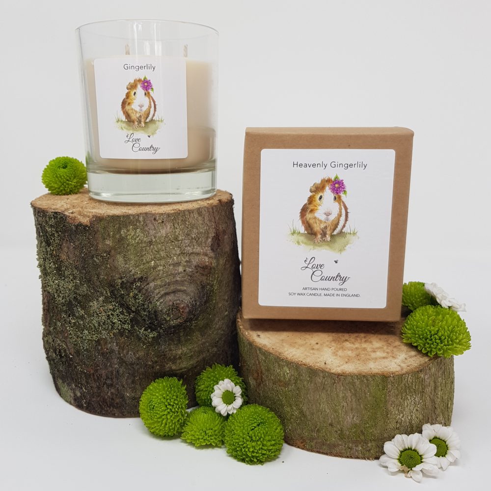 Heavenly Gingerlily Candle Love Country by Sarah Reilly