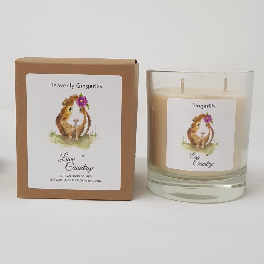Heavenly Gingerlily Candle Love Country by Sarah Reilly