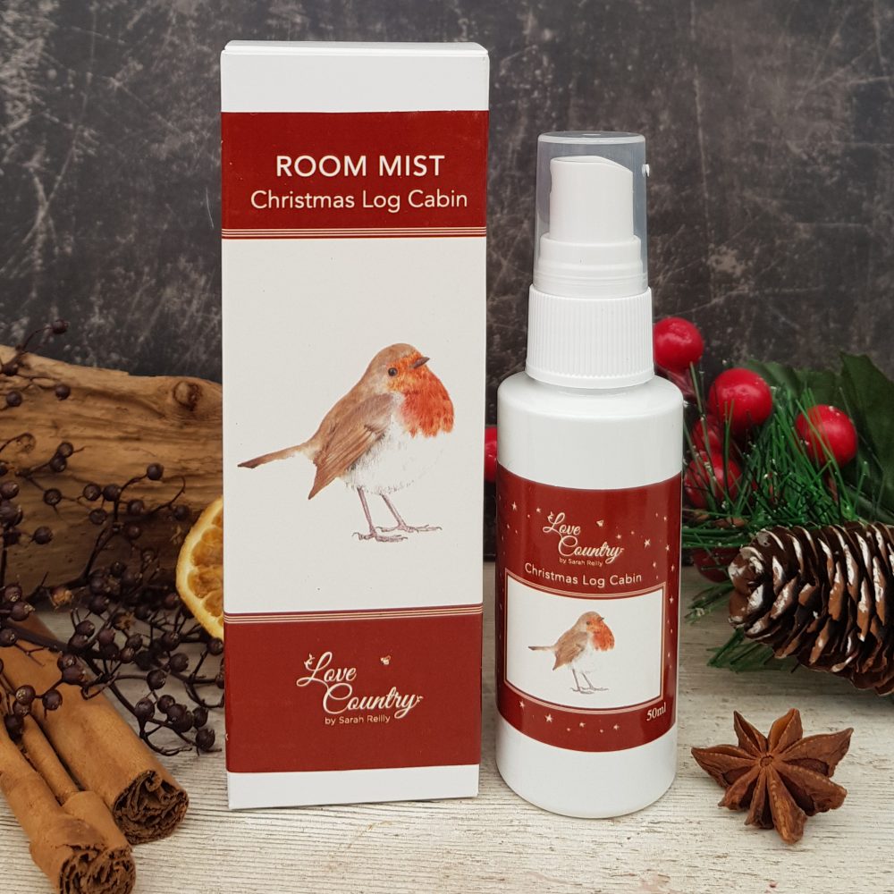 Christmas Log Cabin Room Mist Spray Love Country by Sarah Reilly