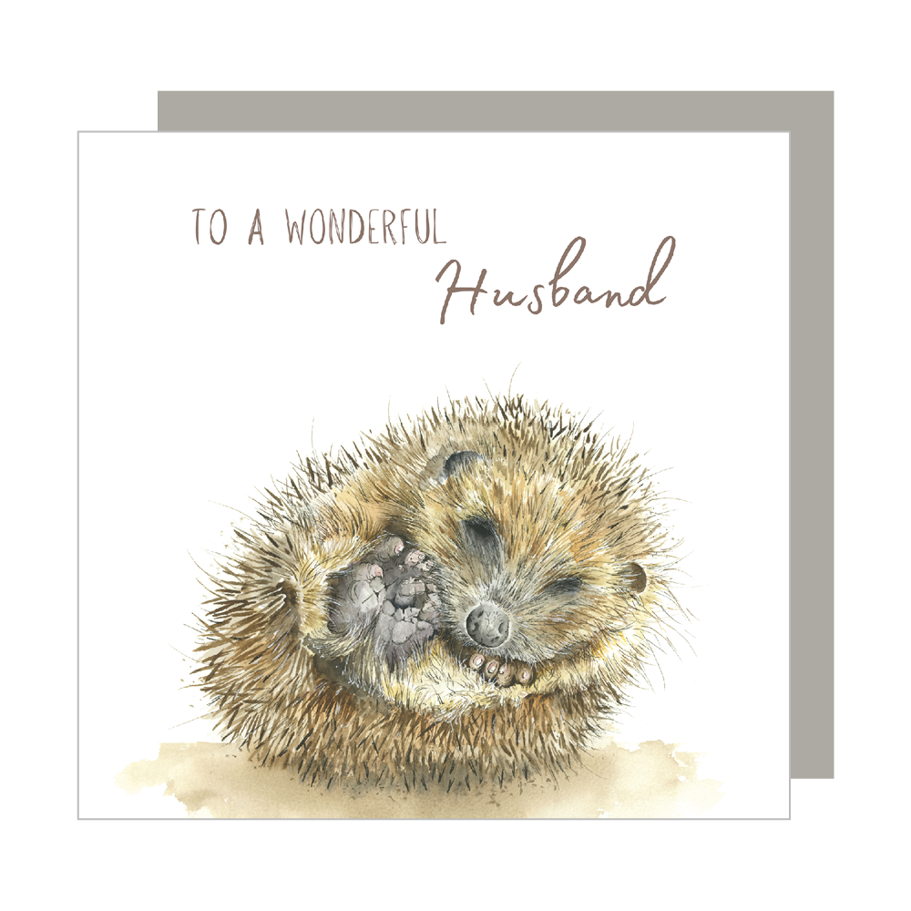 Wonderful Husband Special Occasion Card Love Country by Sarah Reilly