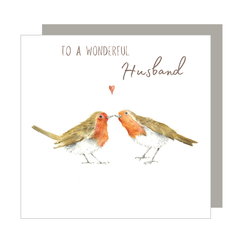 Wonderful Husband Special Occasion Card Love Country by Sarah Reilly