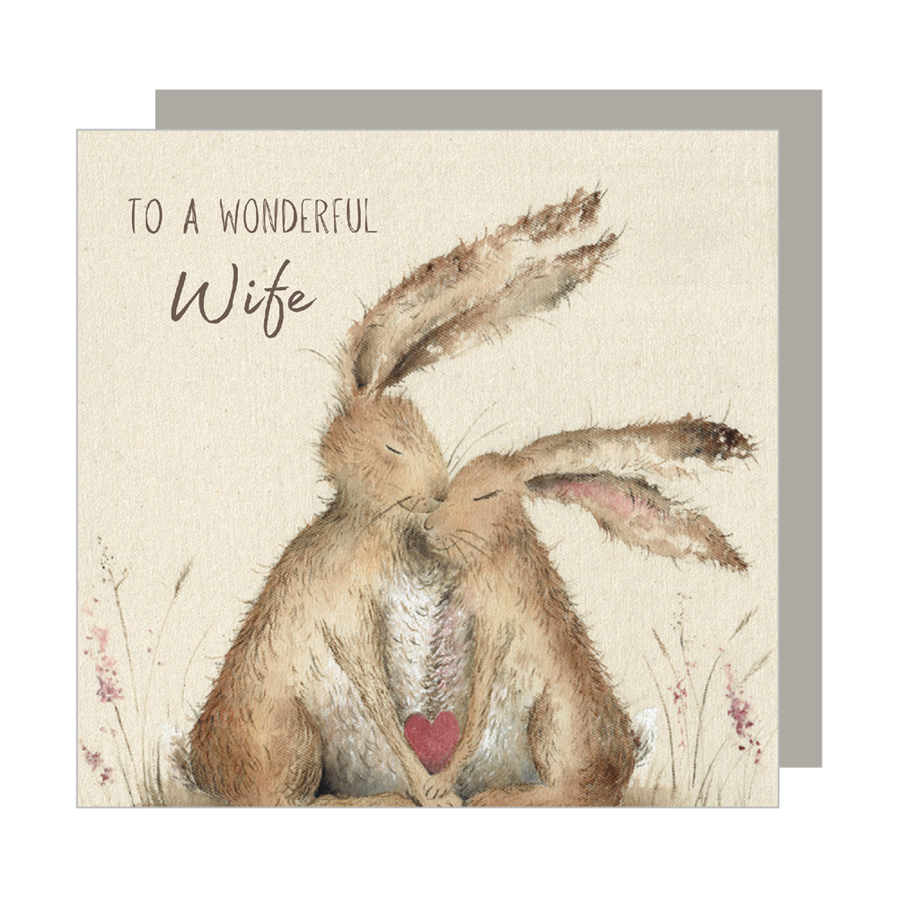 Wonderful Wife Special Occasion Card Love Country by Sarah Reilly