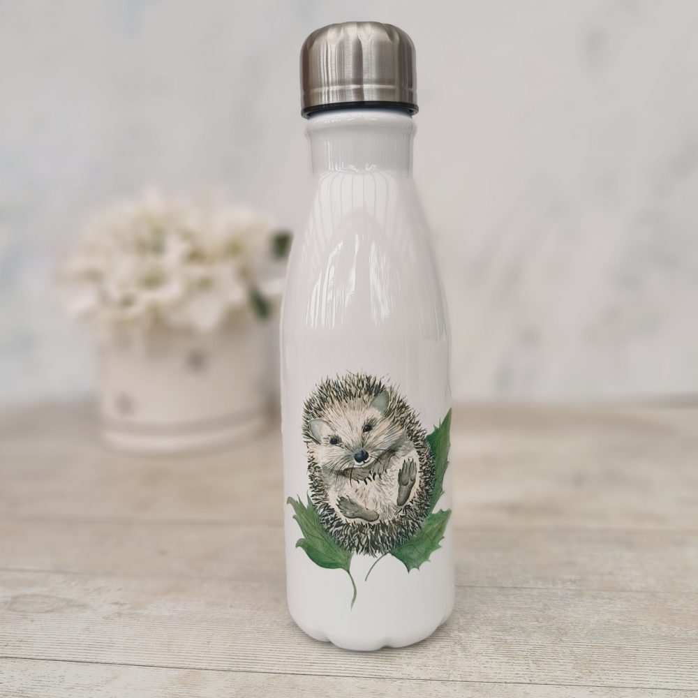 Mr Prickles Hedgehog Water Bottle Love Country by Sarah Reilly